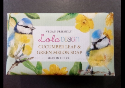 Lola Designs Cucumber Leaf & Green melon soap