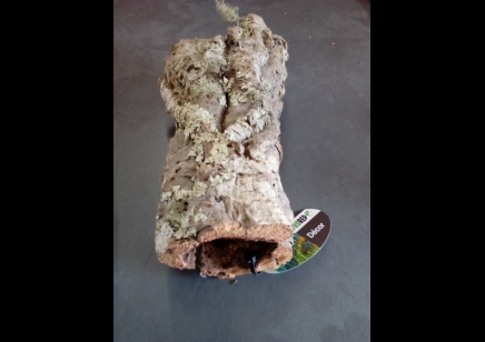 Cork bark small tube