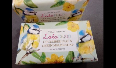 Lola Designs Cucumber Leaf & Green melon soap